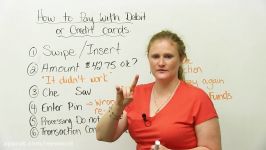 Learn Real English  How to pay with DEBIT or CREDIT CARDS