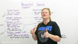 Grammar Learn to use REPORTED SPEECH in English