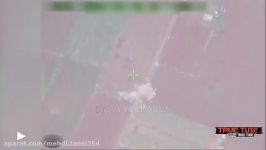 بمباران مواضع تروریست ها توسط توپخانه ارتش سوریه
