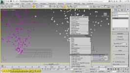 آموزش تبدیل پارتیکل ها به Mesh در نرم افزار 3ds Max