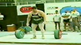 ددلیفت 377.5KG اسطوره بزرگ اد کوان در مسابقات IPF 1994