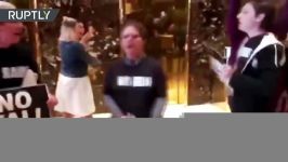 Protesters storm Trump Tower to oppose US immigration policy