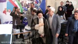 انتخابات ۹۶  حضور سید ابراهیم رئیسی در ستاد انتخابات