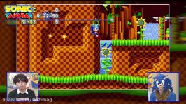 ویدئوی جدیدی گیم پلی بازی آینده Sonic Mania