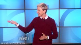 Ellen DeGeneres getting cozy with a newborn