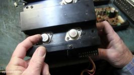 How to Repair Stereo Amp  The Sansui Amp D1212 Diode Tip and bad glue tip