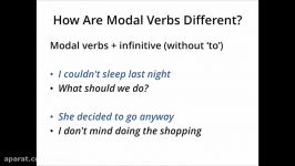 English Modal Verbs  Introduction to Modal Verbs