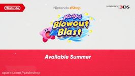 تریلر بازی Kirby Blowout Blast  نینتندو 3DS