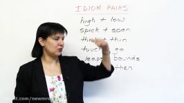 Speaking English  How to use idiomatic pairs