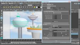 آموزش شکست انعکاس ری تریس Raytrace در منتال ری مایا Mental Ray