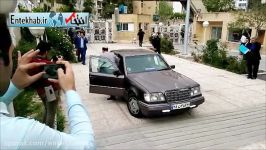 لحظه ورود محمدهاشمی به وزارت کشور ثبت نام در انتخابات