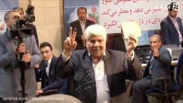 انتخابات ۹۶  حضور محمد هاشمی رفسنجانی در ستاد انتخابات