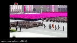 KCTV DPRK North Korea 105th anniversary parade Pyongyang مراسم صد پنجاهمین سالگرد کره شمالی