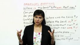 Conversational English  What are Embedded Questions