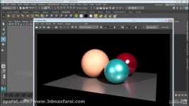 آموزش کار متریال های مایا maya materials Arnold opacity