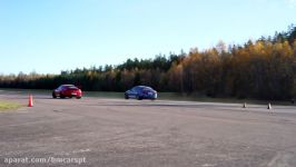 Porsche 911 GT3 RS PDK vs BMW M5 F10 ESS ECU Supersprint downpipes and Acrapovi