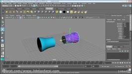 آموزش تبدیل سطوح منحنی مایا به نوربز maya NURBS جعفر صیدی