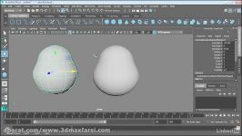 آموزش استفاده ایزوفارمز مایا maya isoparms برای اصلاح سطوح نوربز NURBS surfac