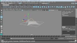 آموزش ساخت خطوط دوبعدی مایا ابزار نوربز پلنر NURBS Planar