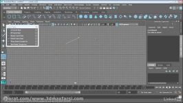 آموزش کار ابزارهای مدلسازی منحنی مایا maya NURBS curve tools