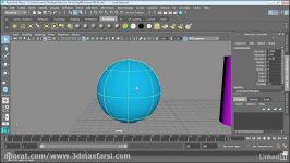 آموزش ساخت ویرایش مدل نوربز مایا maya NURBS modeling