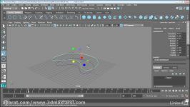 آموزش مدلسازی مایا  کار نوربز مایا maya NURBS Loft