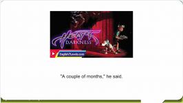 Learn English Through Story ★ Subtitles Heart of Darkness pre intermediate level