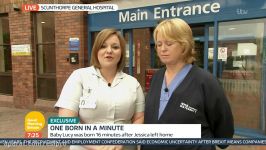 Baby Born In Under A Minute At Hospital Entrance  Good Morning Britain