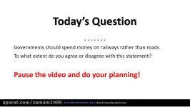 IELTS Writing Task 2 Band 9 Essay Planning  Railroads