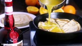 Crêpes Suzette یک دسر فرانسوی