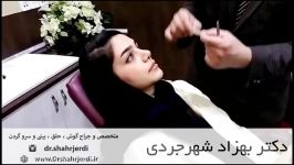 دکتر بهزاد شهرجردی  طریقه چسب زدن بینی بعد عمل