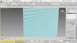 آموزش ساخت مدل دیوار آجری در 3ds Max