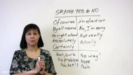 Polite English  Saying Yes and No