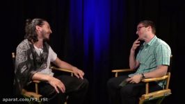 Ezra Miller talks Grant Gustin and The Flash Tv Show