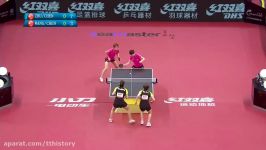فینال تنیس روی میز دوبل زنان در قهرمانی آسیا ۲۰۱۷