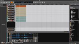 عملیات Structuring Arranging در برنامه Bitwig Studio