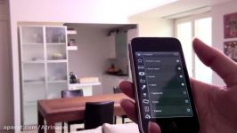 EVE Remote Control  pulsante luci e intensità su iPhone
