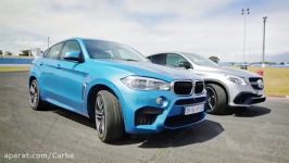 درگ ب ام X6 M مرسدس بنز AMG GLE63 S، دو قلدر ژرمن