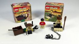 LEGO Adventurers Johnny Thunder Sets 1182 and 5900 from 1999