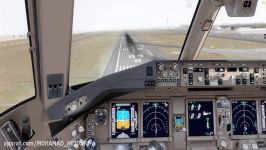 P3D  Landing Paris Charles De Gaulle LFPG Taxi2gate  PMDG 777F