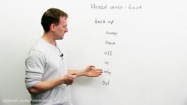 Phrasal Verbs with BACK back up back off back out...
