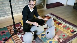 Doyek  Set of 4 Udu Drums  کوزه دویک