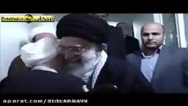 سید علی خامنه ای در منزل مجتبی تهرانی درسال91