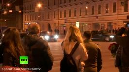 ادای احترام پوتین به قربانیان حادثه تروریستی سنپترزبورگ