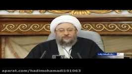 تذکرات انتخاباتی آیت الله لاریجانی رئیس قوه قضائیه