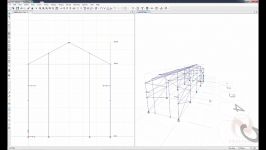 مدلسازی سوله در نرم افزار sap 2000 ETABS