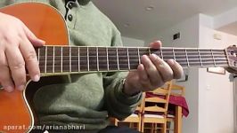 Shab Bood Biyaban Bood Guitar Lessonآموزش شب بود بیابان بود گیتار