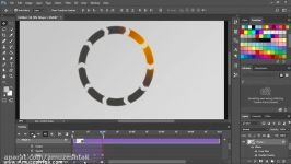 آموزش ساخت لودینگ به صورت انیمیشن در فتوشاپ آموزش تک
