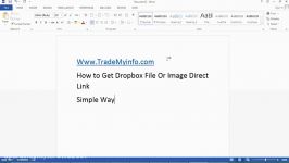 How to Get Dropbox Direct Link