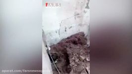 تخریب حمام تاریخی نیشابور بر اثر زلزله